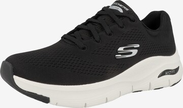 Baskets basses 'Arch Fit' SKECHERS en noir : devant