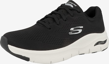 SKECHERS Platform trainers 'Arch Fit' in Black: front
