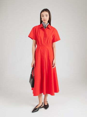 Robe-chemise TOMMY HILFIGER en rouge : devant