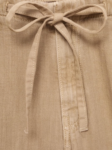 MANGO Wide leg Byxa 'MERY' i beige