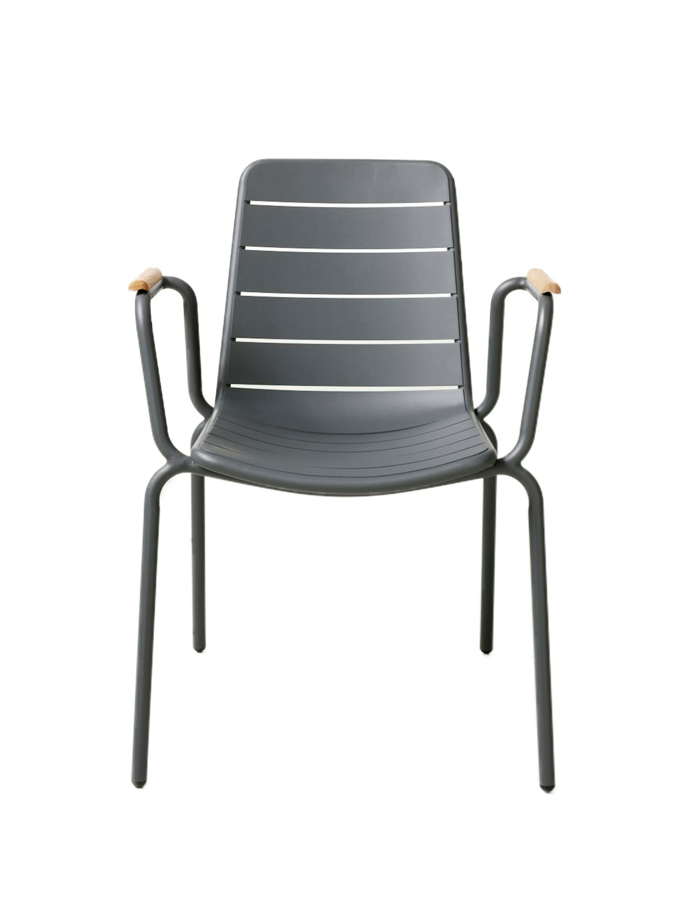 cinas Gartenstuhl in hellbraun / anthrazit / dunkelgrau, Produktansicht