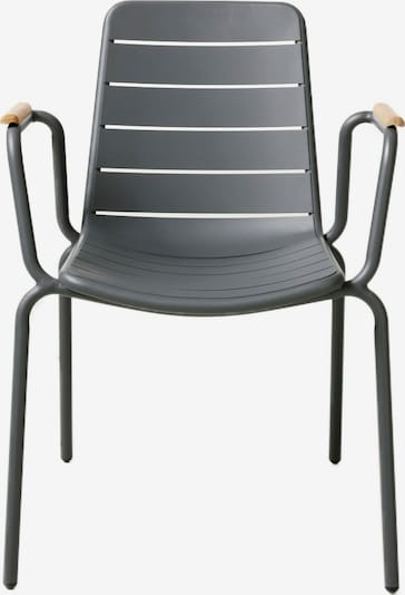 cinas Gartenstuhl in B58xH80xT58 cm in hellbraun / anthrazit / dunkelgrau, Produktansicht