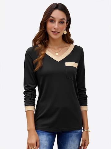 Maglietta di Imily Bela in nero: frontale