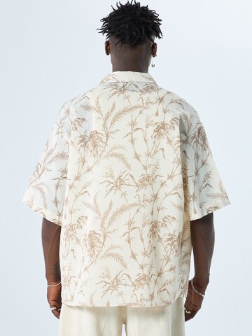 VAMOS CLO Comfort Fit Skjorte 'Virginia Beach' i beige