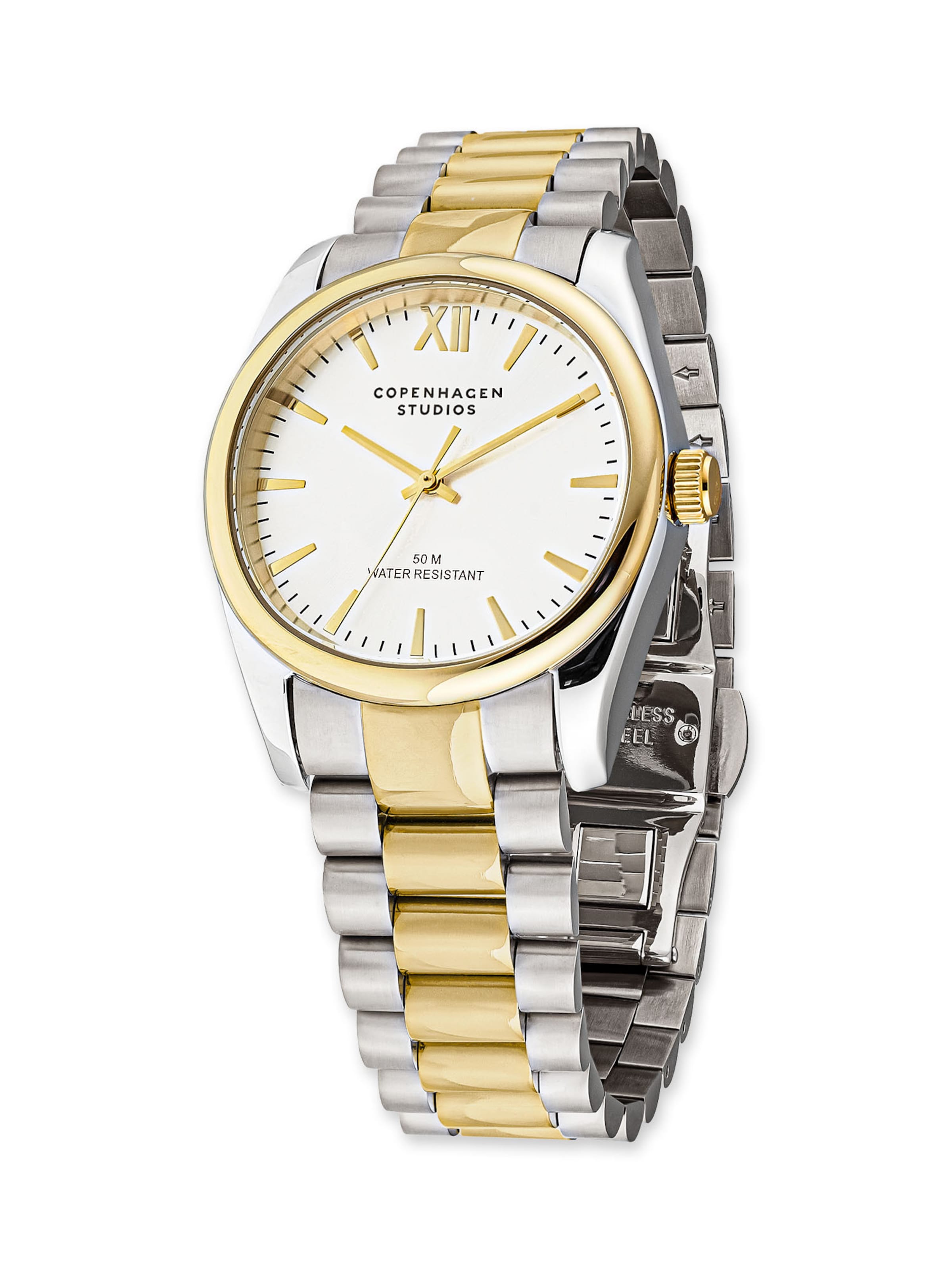 Montre à affichage analogique Copenhagen Studios en argent