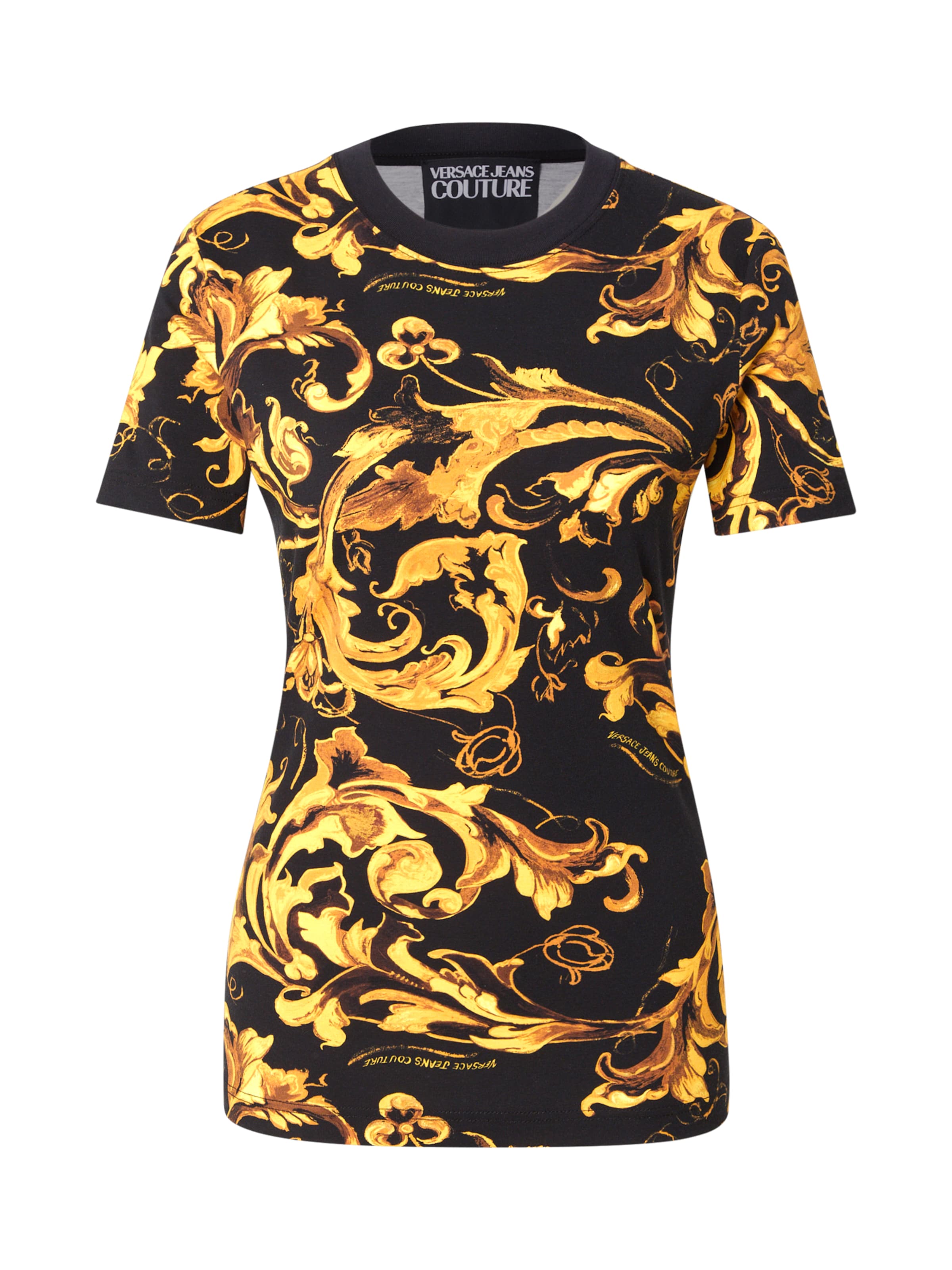 T-shirt Versace Jeans Couture en noir : devant