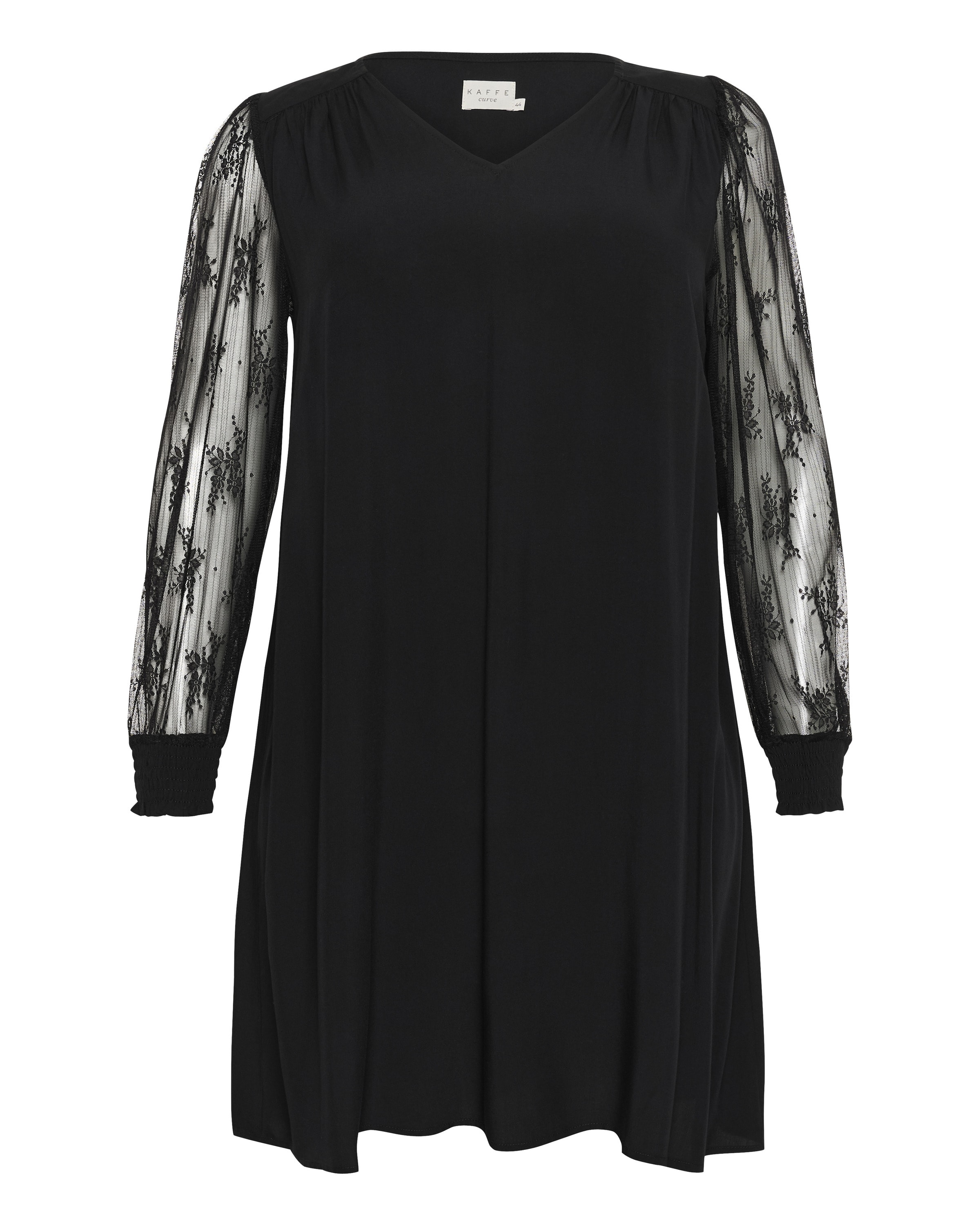 KAFFE CURVE - Vestido 'Freya' em preto: frente
