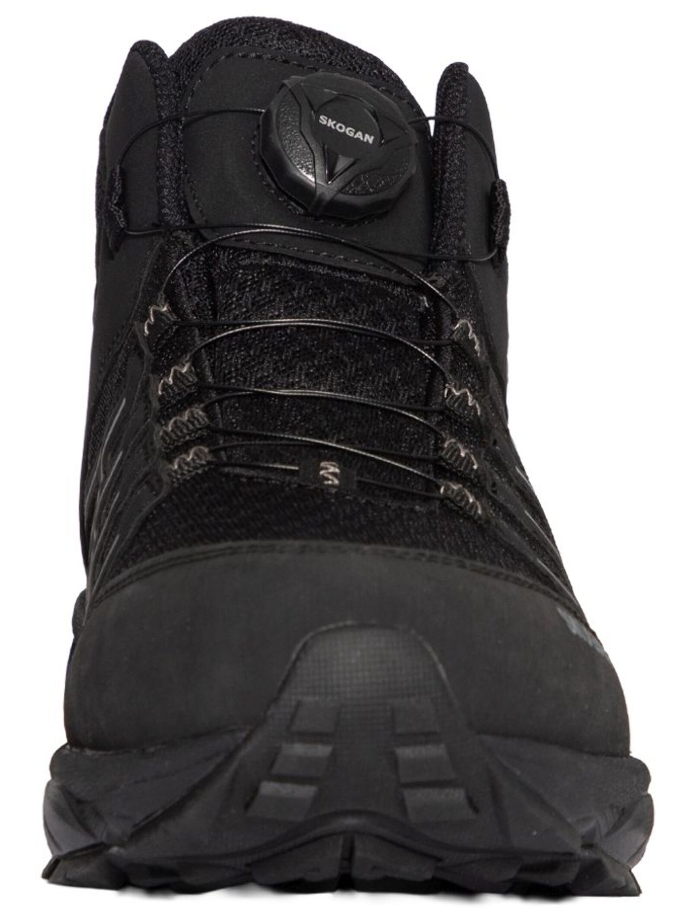 Boots stringati di SKOGAN in nero: frontale