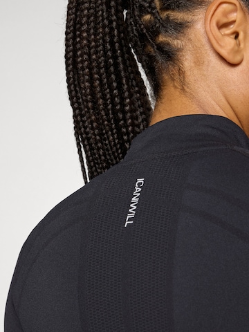 ICANIWILL Функциональная футболка 'Define Seamless' в Черный