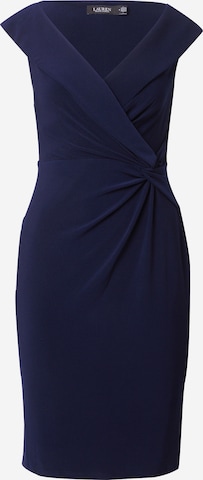 Lauren Ralph Lauren - Vestido de cocktail 'Leonidas' em azul: frente