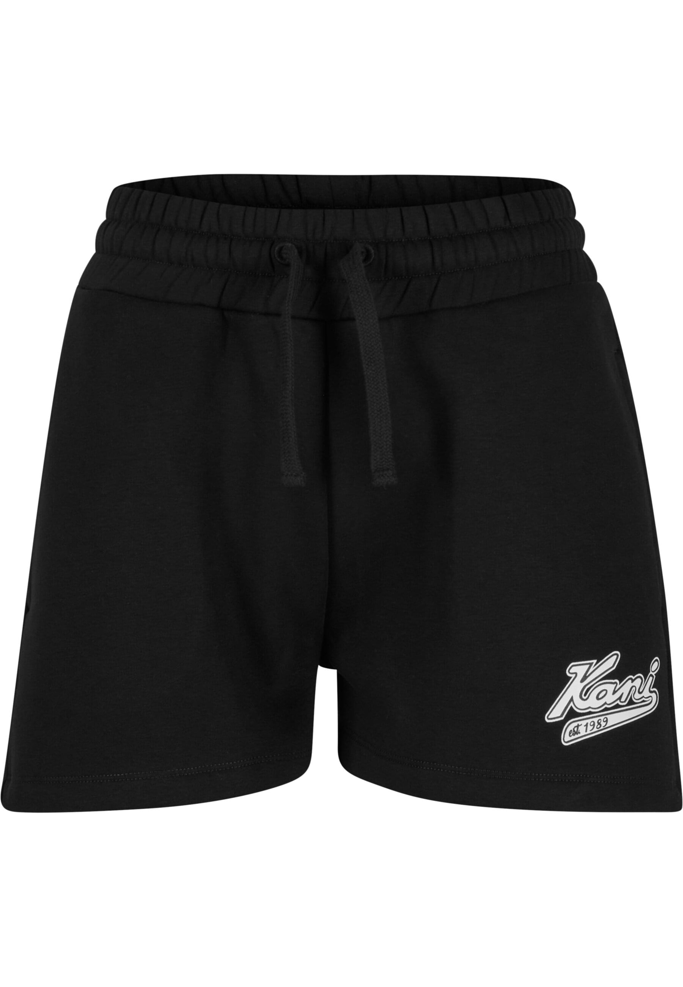 Karl Kani Regular Hose in Schwarz: Vorderseite