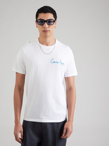T-Shirt Calvin Klein Jeans en blanc