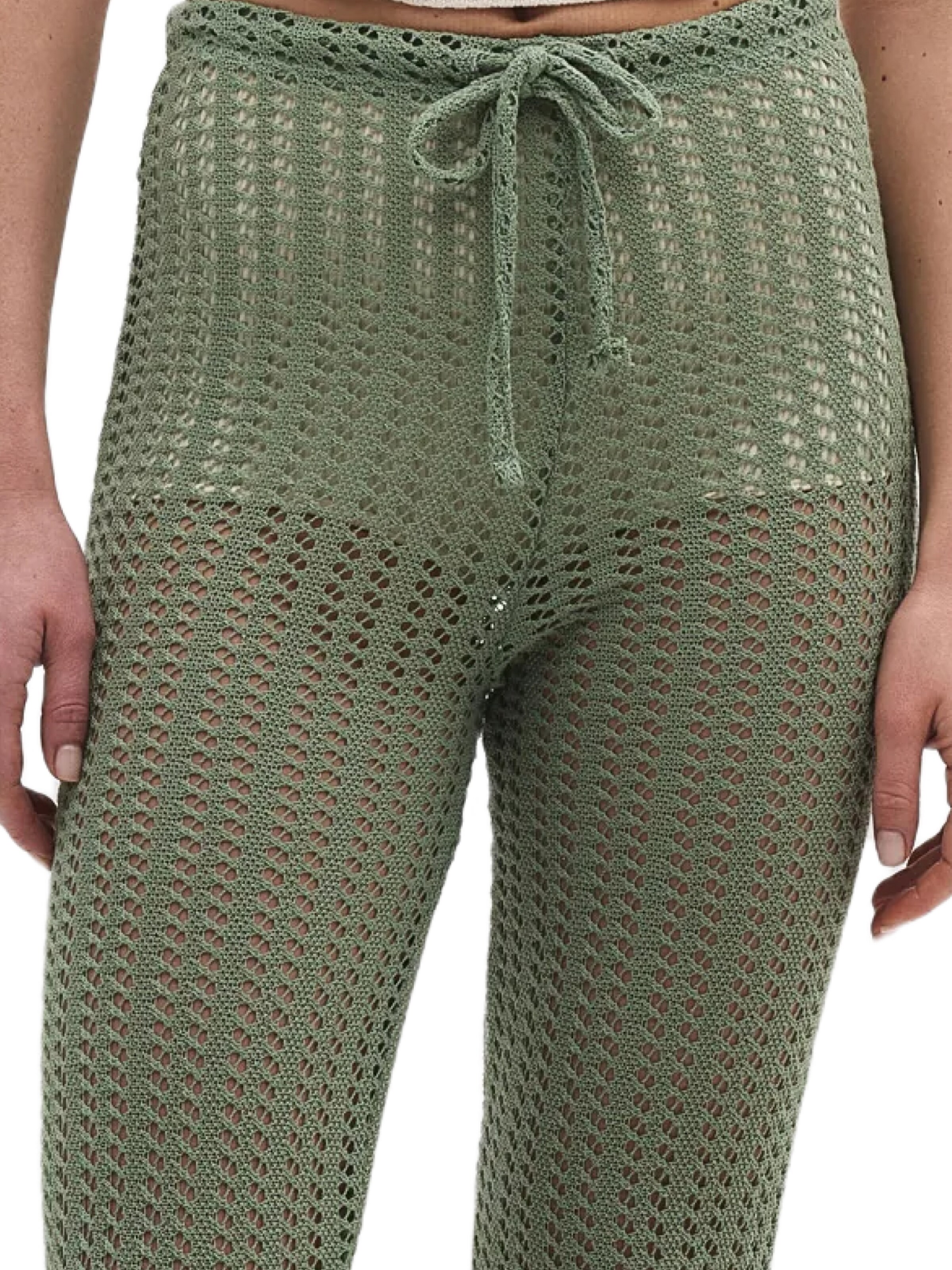 Bootcut Pantalon No Matter What en vert