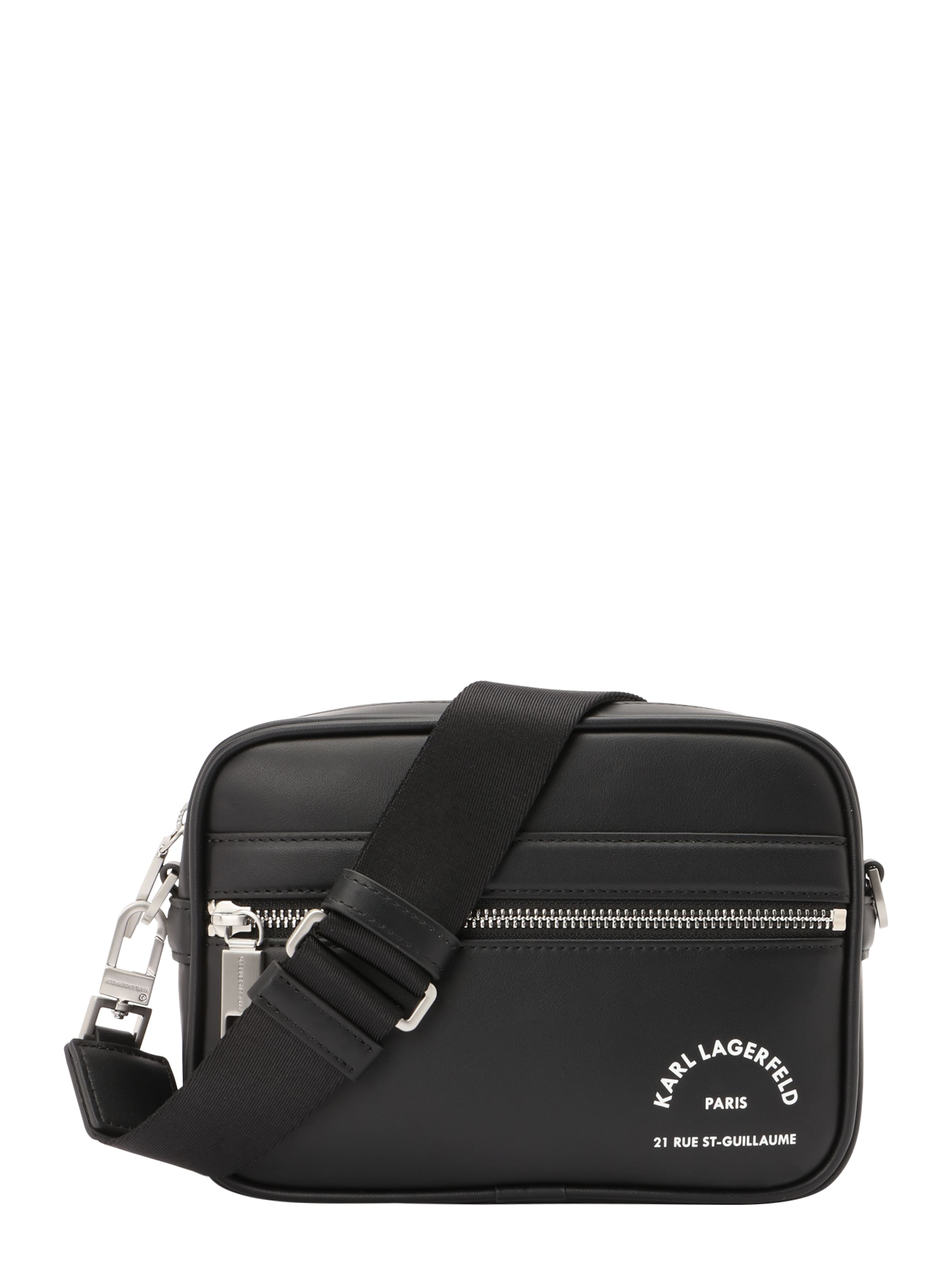 Karl Lagerfeld Umhängetasche in Schwarz: Vorderseite