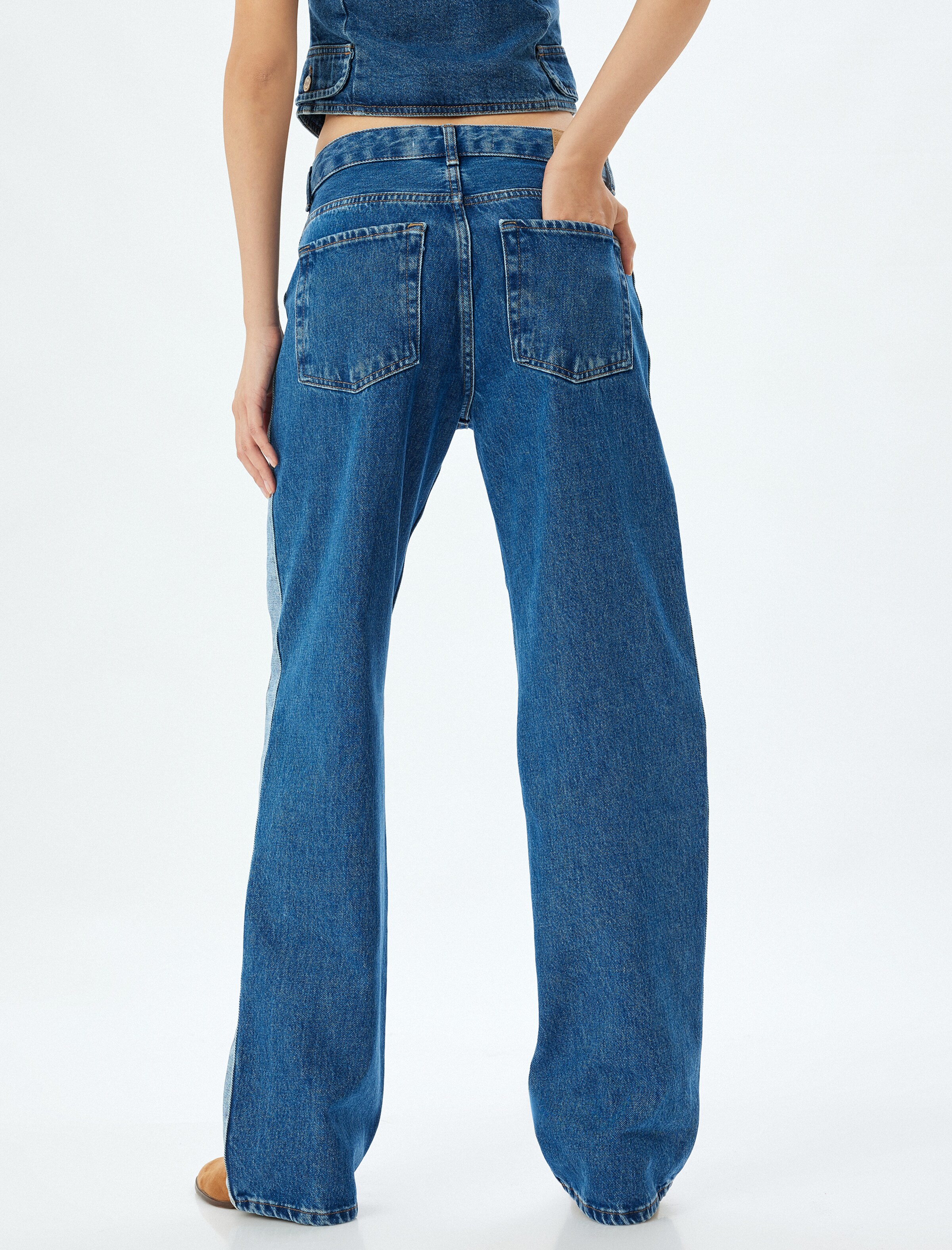 Koton Flared Jeans in Blue