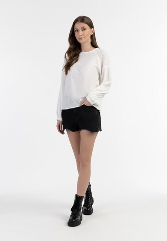 DreiMaster Vintage - Blusa 'Abrel' en blanco