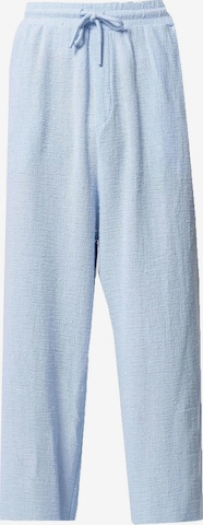 VAMOS CLO Широка кройка Панталон 'Hepatica' в синьо: отпред