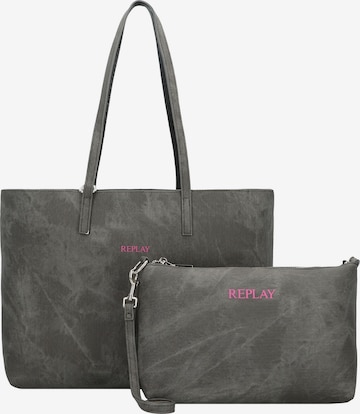 Cabas REPLAY en gris : devant