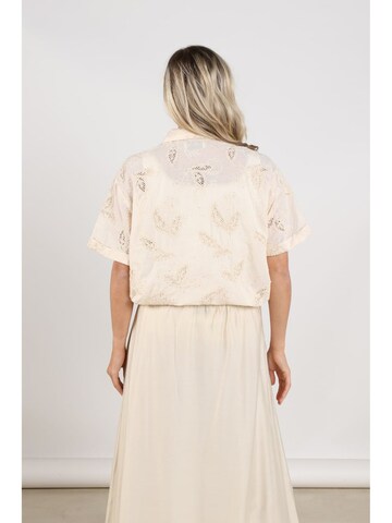 nukus Blouse in Beige