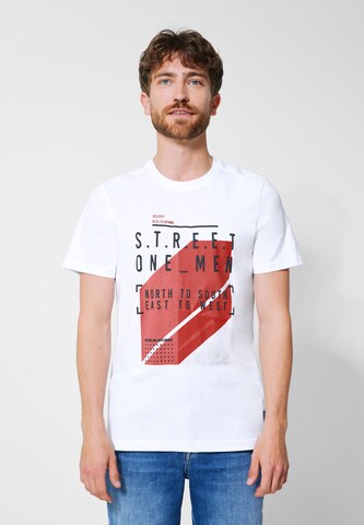 Street One MEN Shirt in White: front