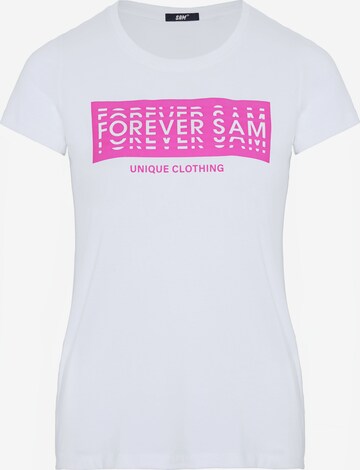 UNCLE SAM T-Shirt in Weiß: predná strana