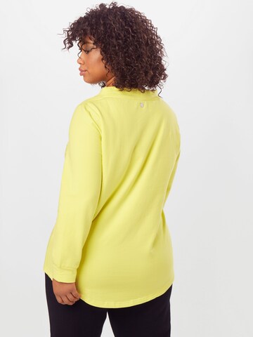 SAMOON Sweatshirt 'New York Lights' in Yellow