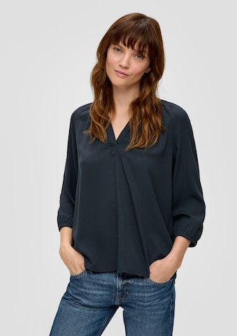 s.Oliver Blouse in Blauw: voorkant