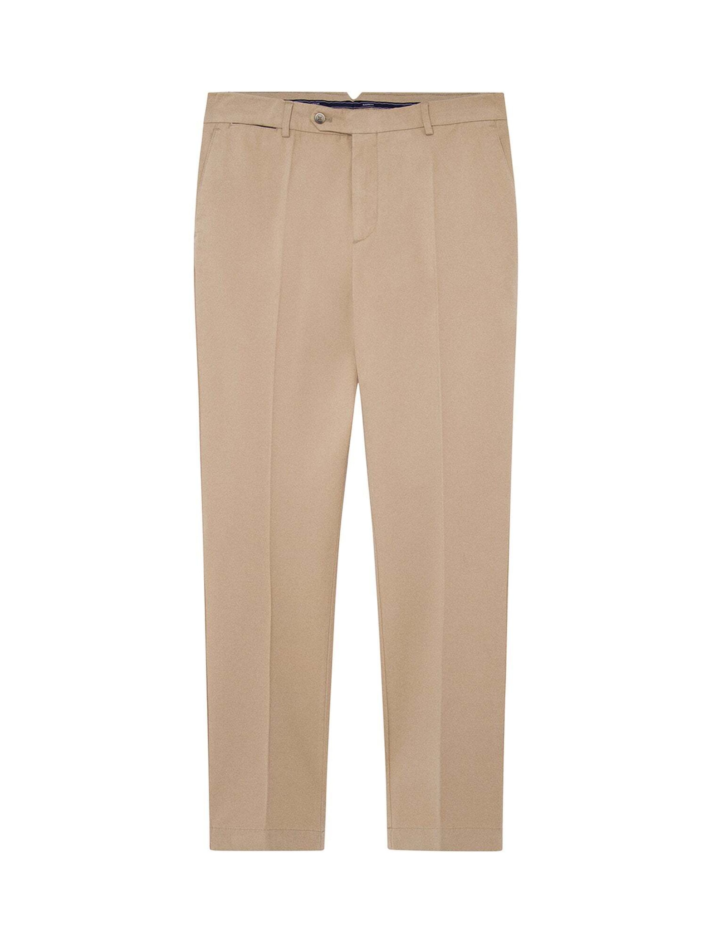 Coupe slim Pantalon chino 'Kensington' Hackett London en beige : devant