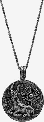 Haze&Glory Necklace 'Stier' in Grey: front