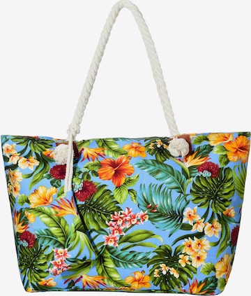 DonDon Beach Bag in Blue: front