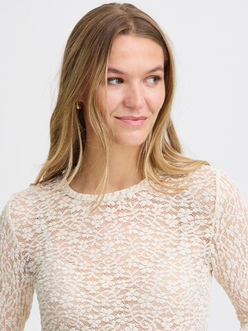 Fransa Shirt 'Yo 1' in Beige