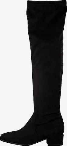 TAMARIS Over the Knee Boots in Black