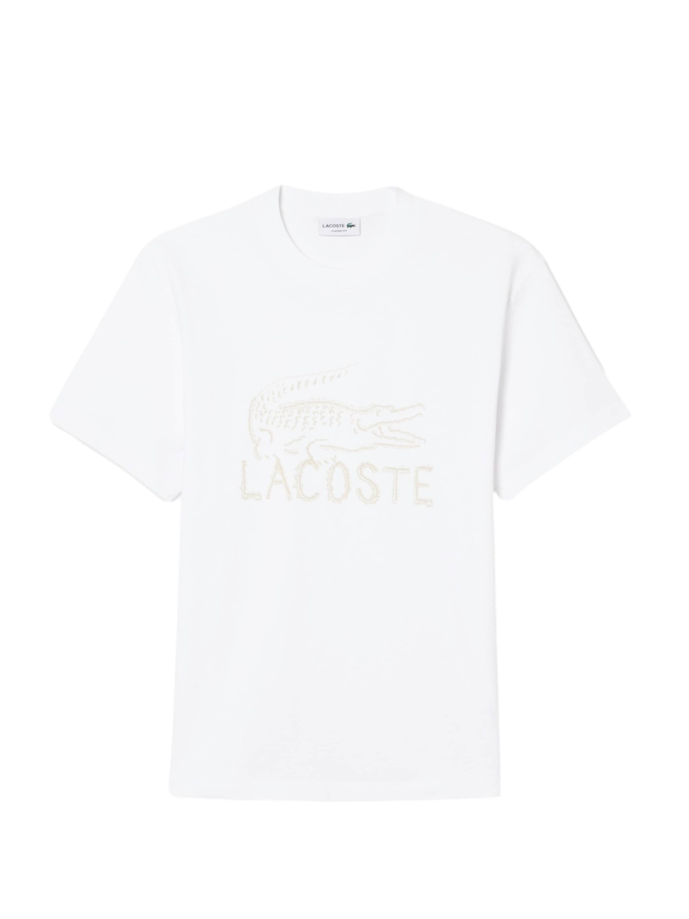 LACOSTE T-Shirt en blanc, Vue avec produit