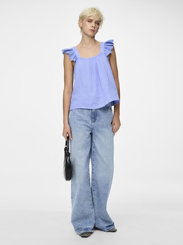 PIECES Blouse 'PCKiara' in Blue