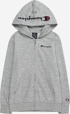 Champion Authentic Athletic Apparel Sweatjacke 'Legacy Icons' in Grau: predná strana