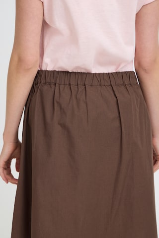 Jupe 'FRFANTY' Fransa en marron