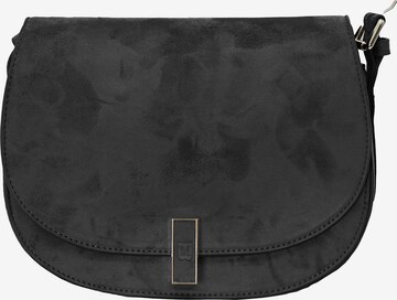 Borsa a spalla 'Borsa a Spalla Donna Bruno Magli Kate Eco-Pelle Nera con Fibbia' di Bruno Magli in nero: frontale