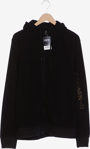 CHIEMSEE Sweatshirt & Zip-Up Hoodie in XXL in Black: front