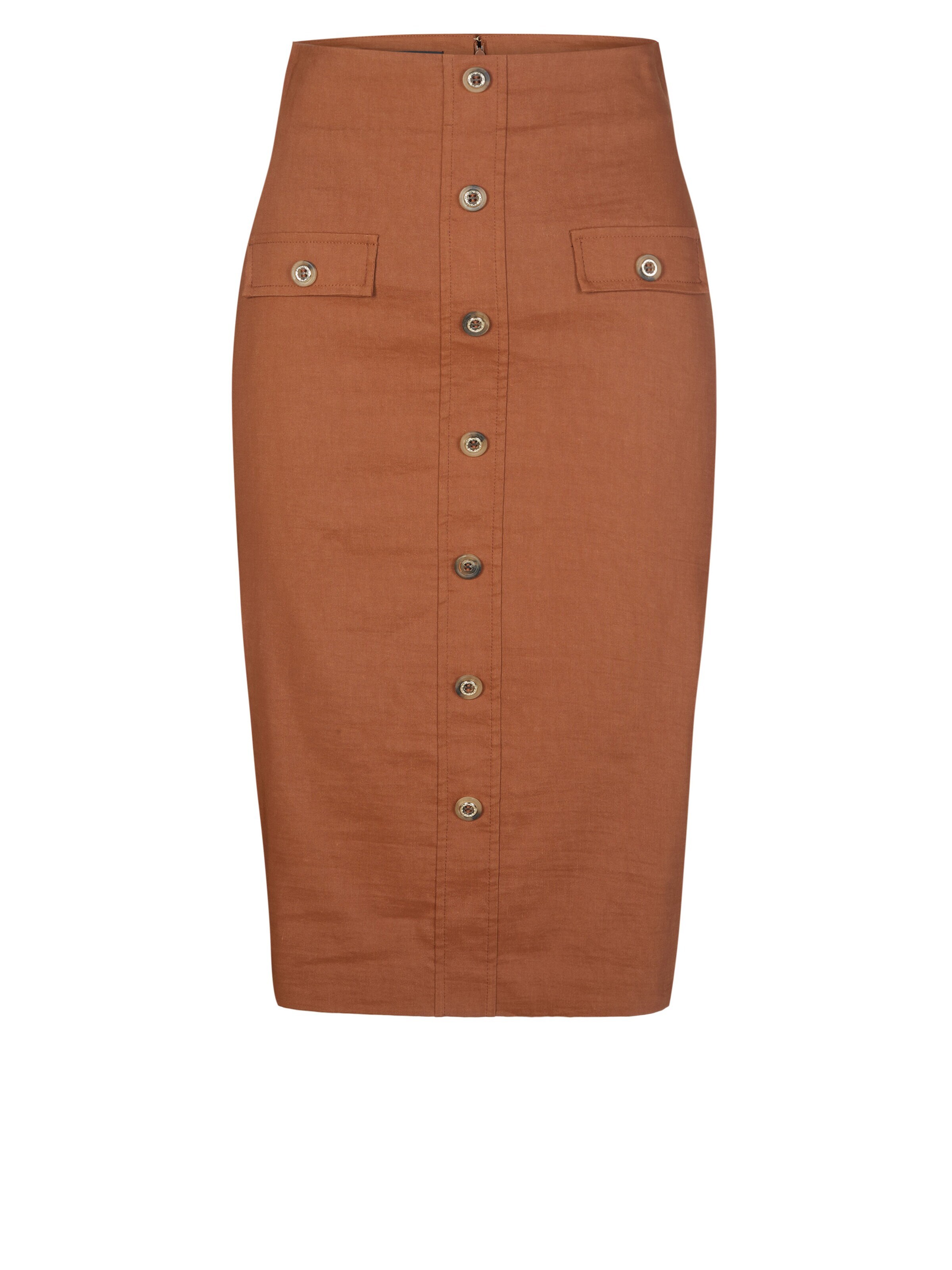 PINKO Skirt 'Pinko Rock' in Brown: front