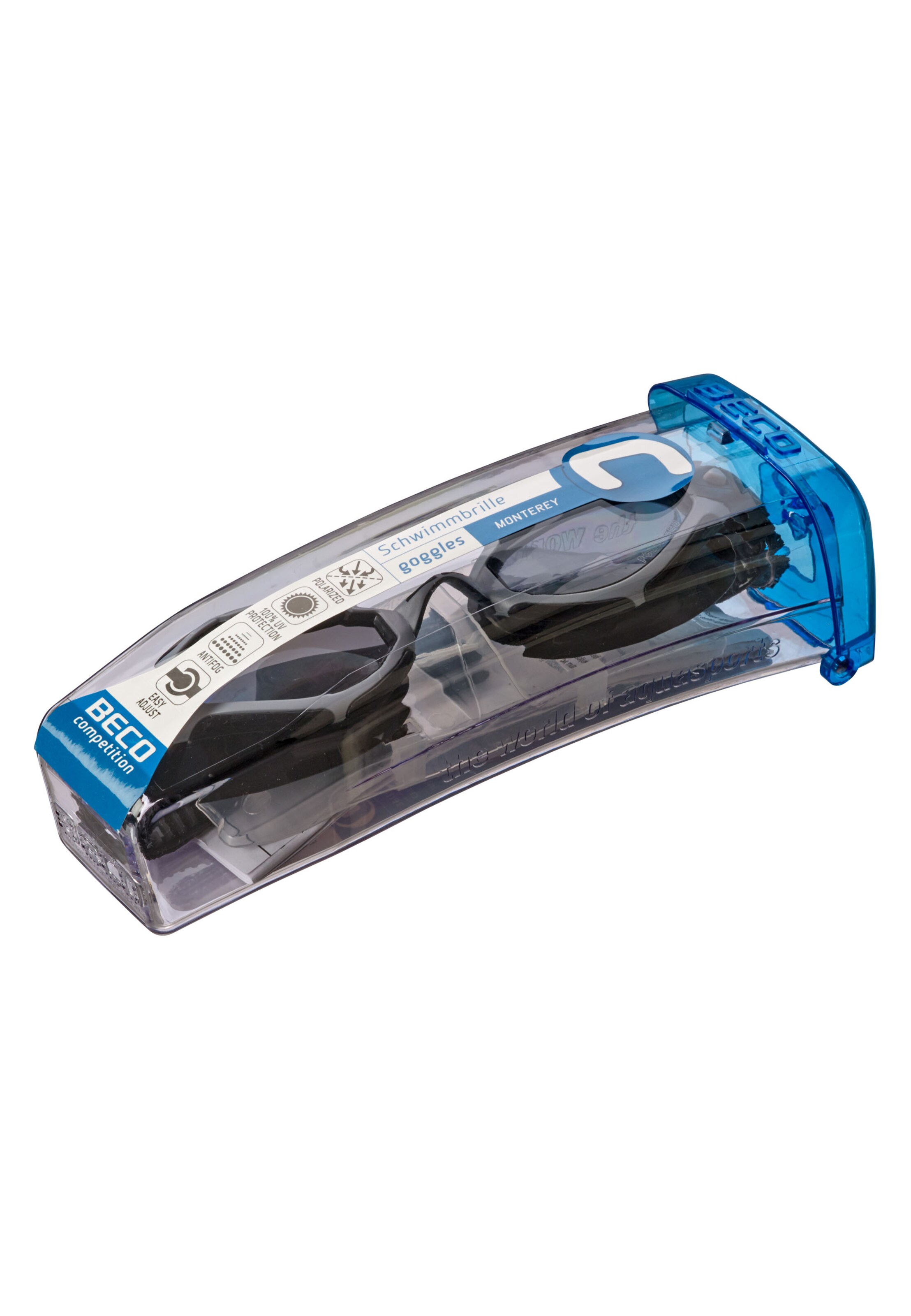 BECO the world of aquasports Bril 'Monterey' in Zwart