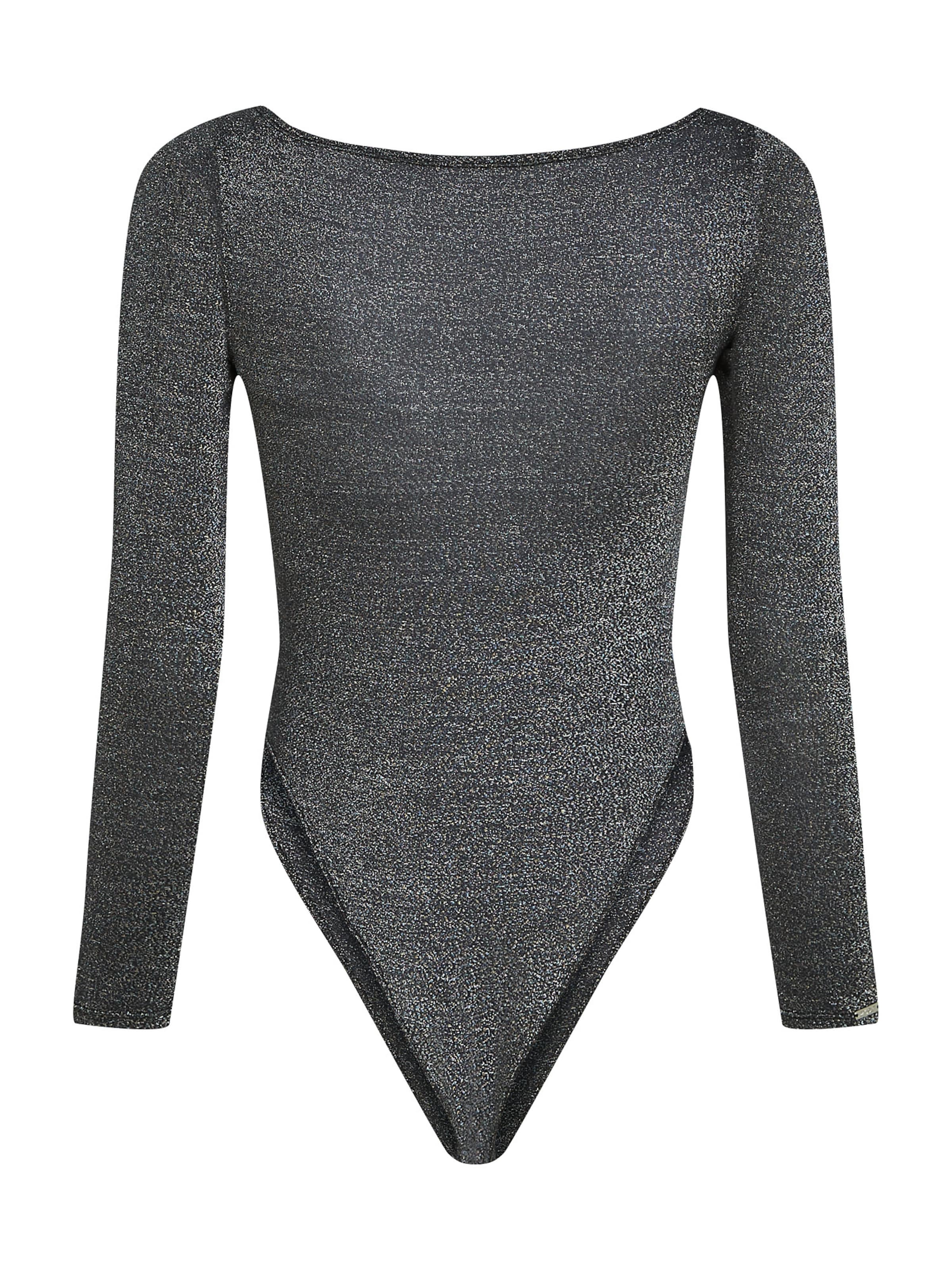 juoda Karl Lagerfeld Marškinėliai-glaustinukė: priekis