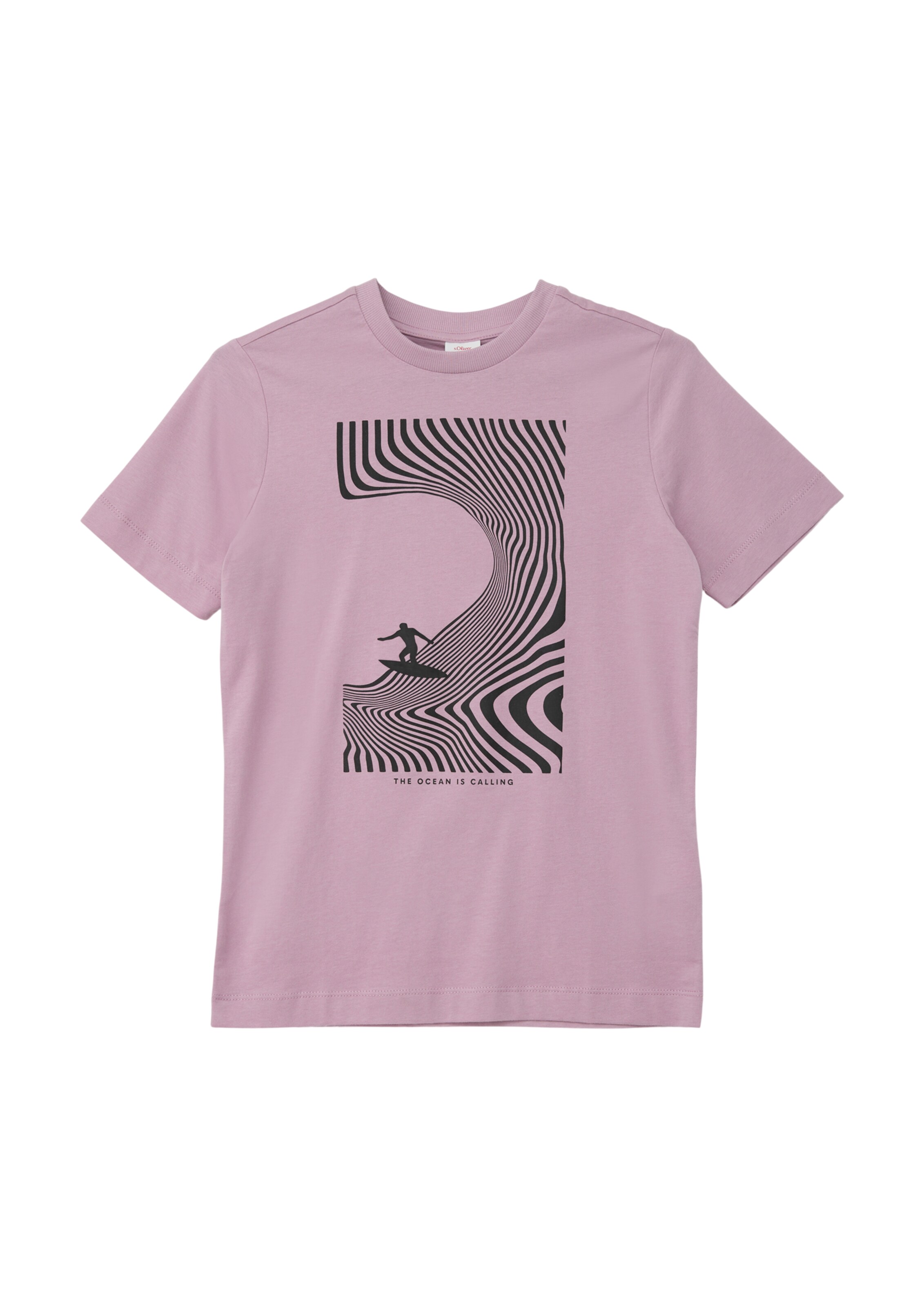 s.Oliver Shirt in Lila: Vorderseite