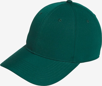 ADIDAS PERFORMANCE Athletic Cap in Green: front