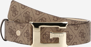 Ceinture 'Meridian' GUESS en marron : devant