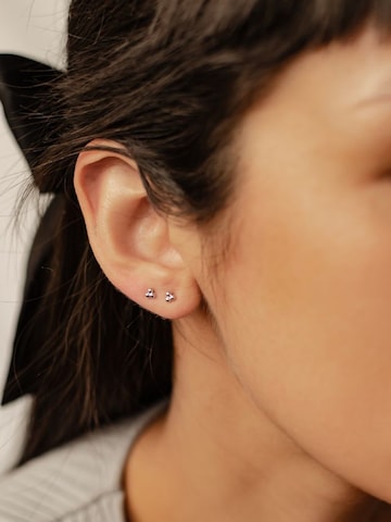 Dear Me Oorbellen 'Glint Triad' in Zilver