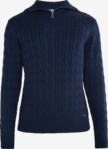 DreiMaster Vintage Sweater in Blue: front