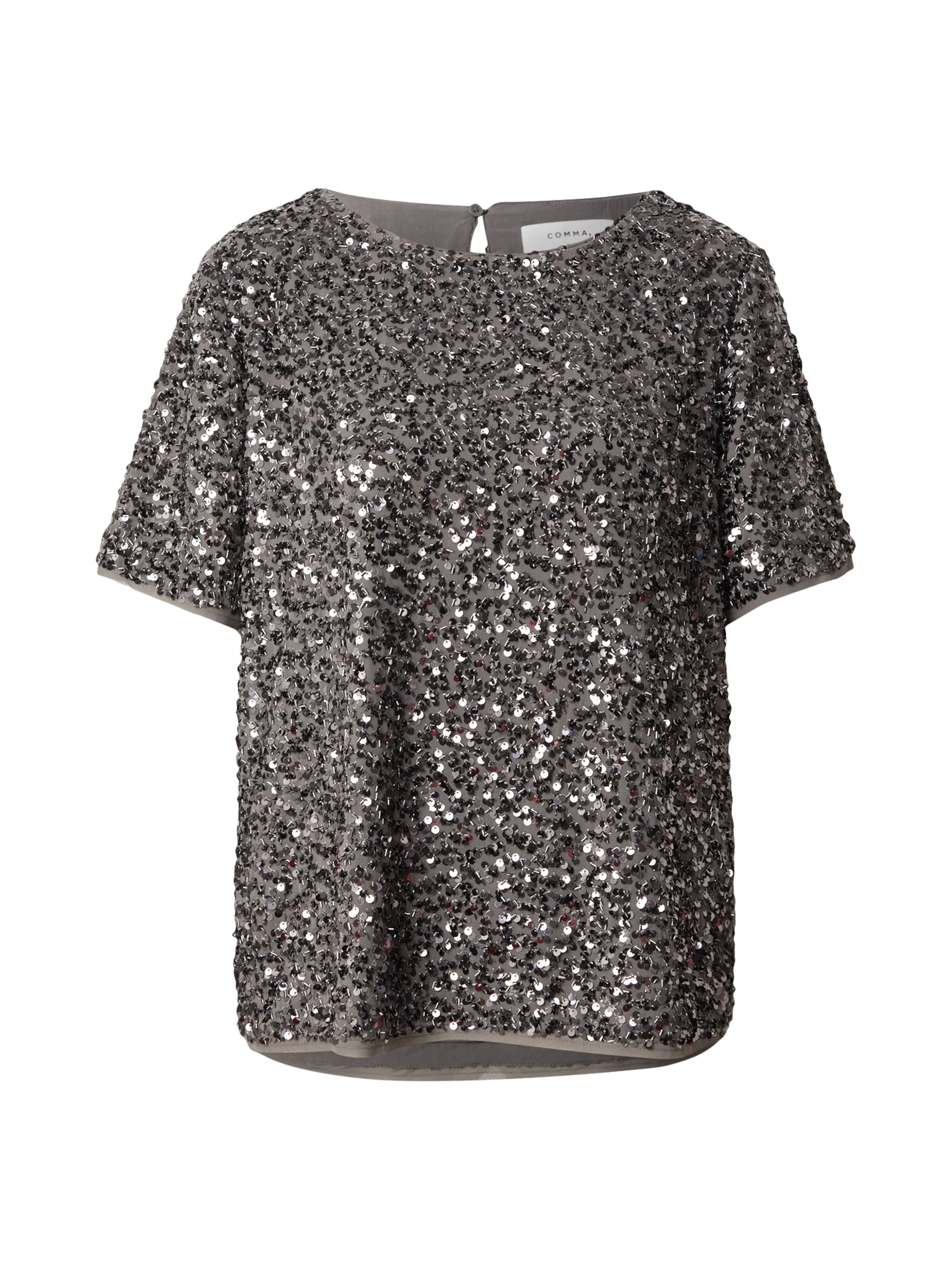 COMMA Blouse in Grey: front