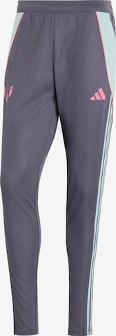 ADIDAS PERFORMANCE Slim fit Sports trousers 'Messi' in Grey: front