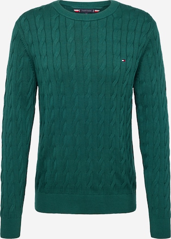 Pullover 'Classic' di TOMMY HILFIGER in verde: frontale