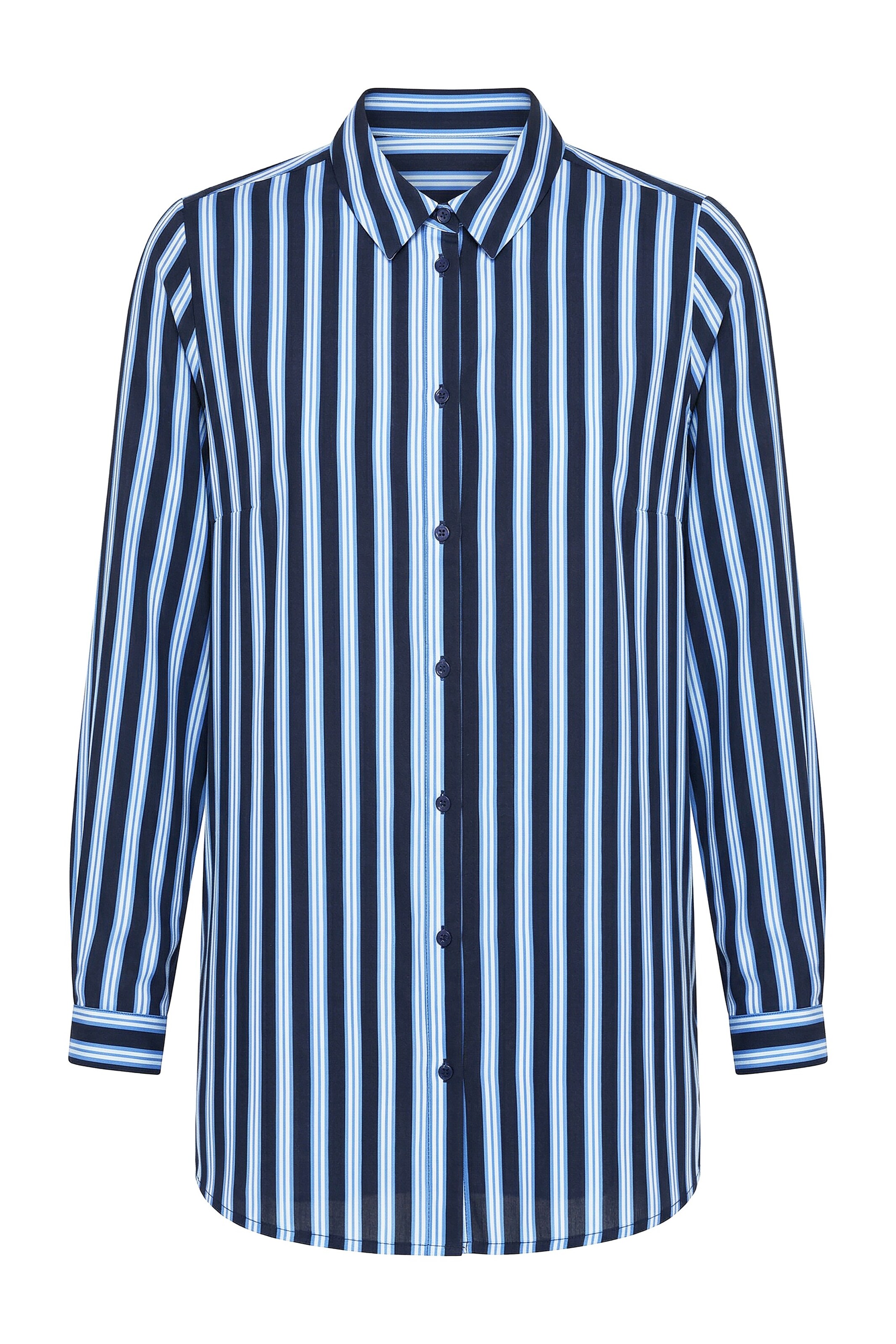 Studio Untold Blouse in Blue: front